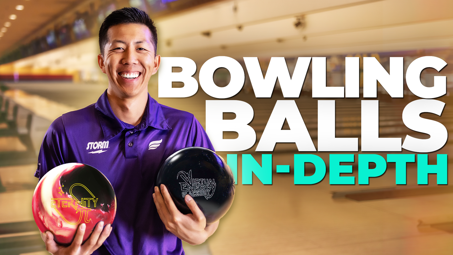 Bowling balls with different coverstocks and core types
